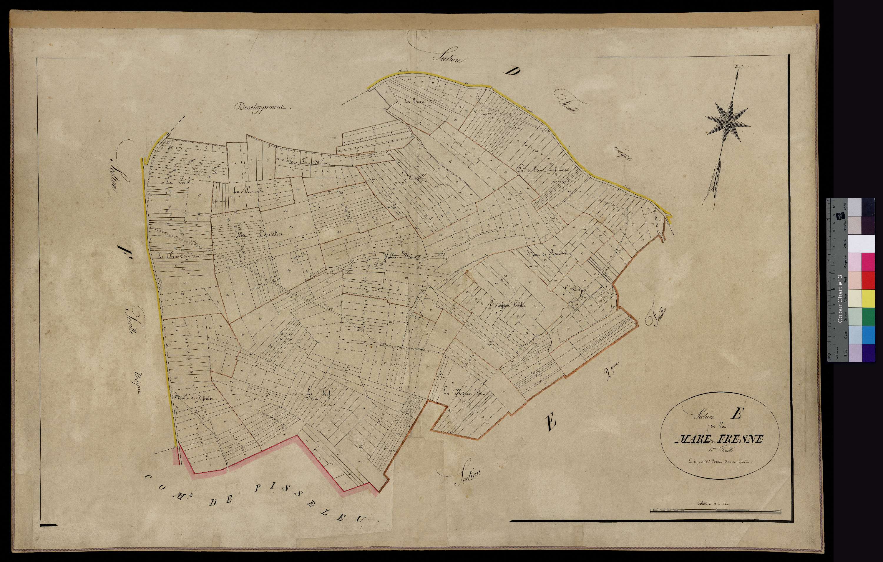 Blicourt - Cadastre napoléonien, section E1