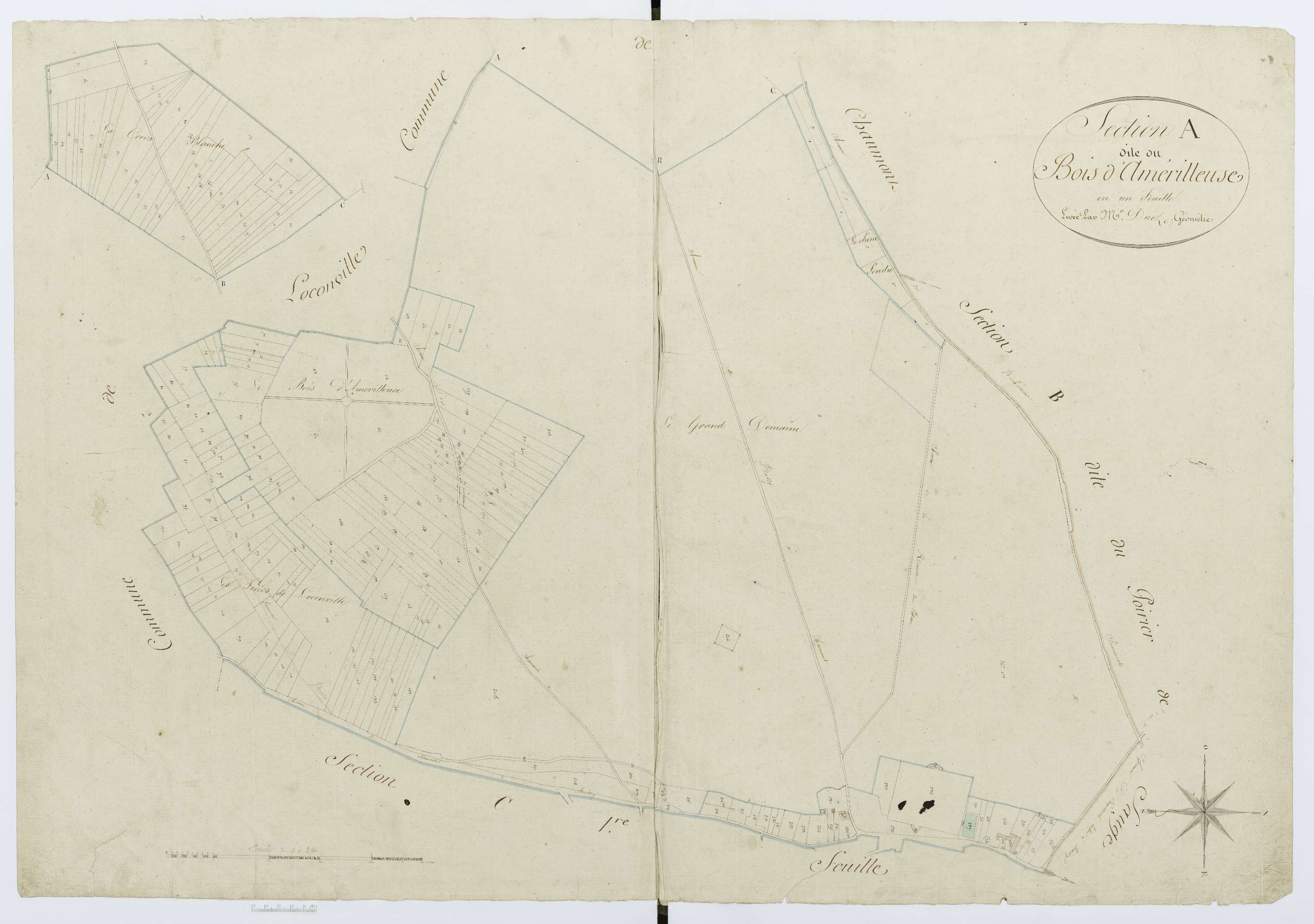 Boissy-le-Bois - Cadastre napoléonien, section A