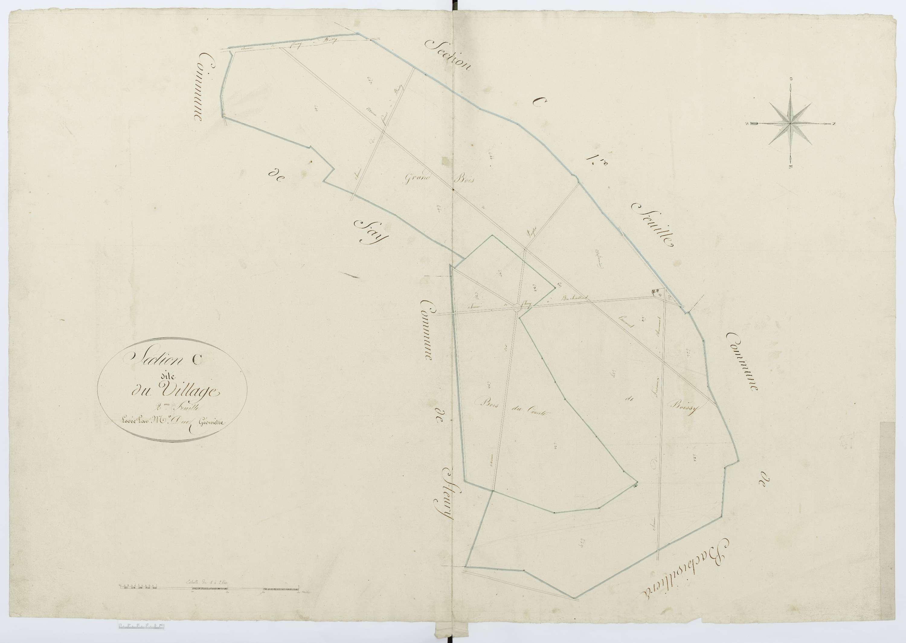 Boissy-le-Bois - Cadastre napoléonien, section C2