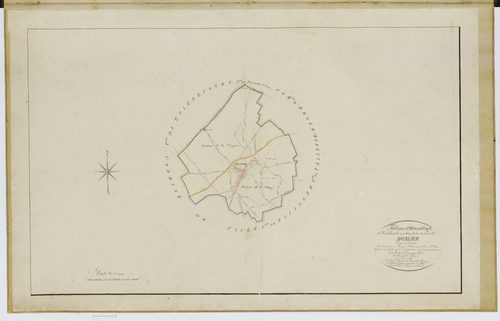 Bonlier - Cadastre napoléonien, tableau d'assemblage
