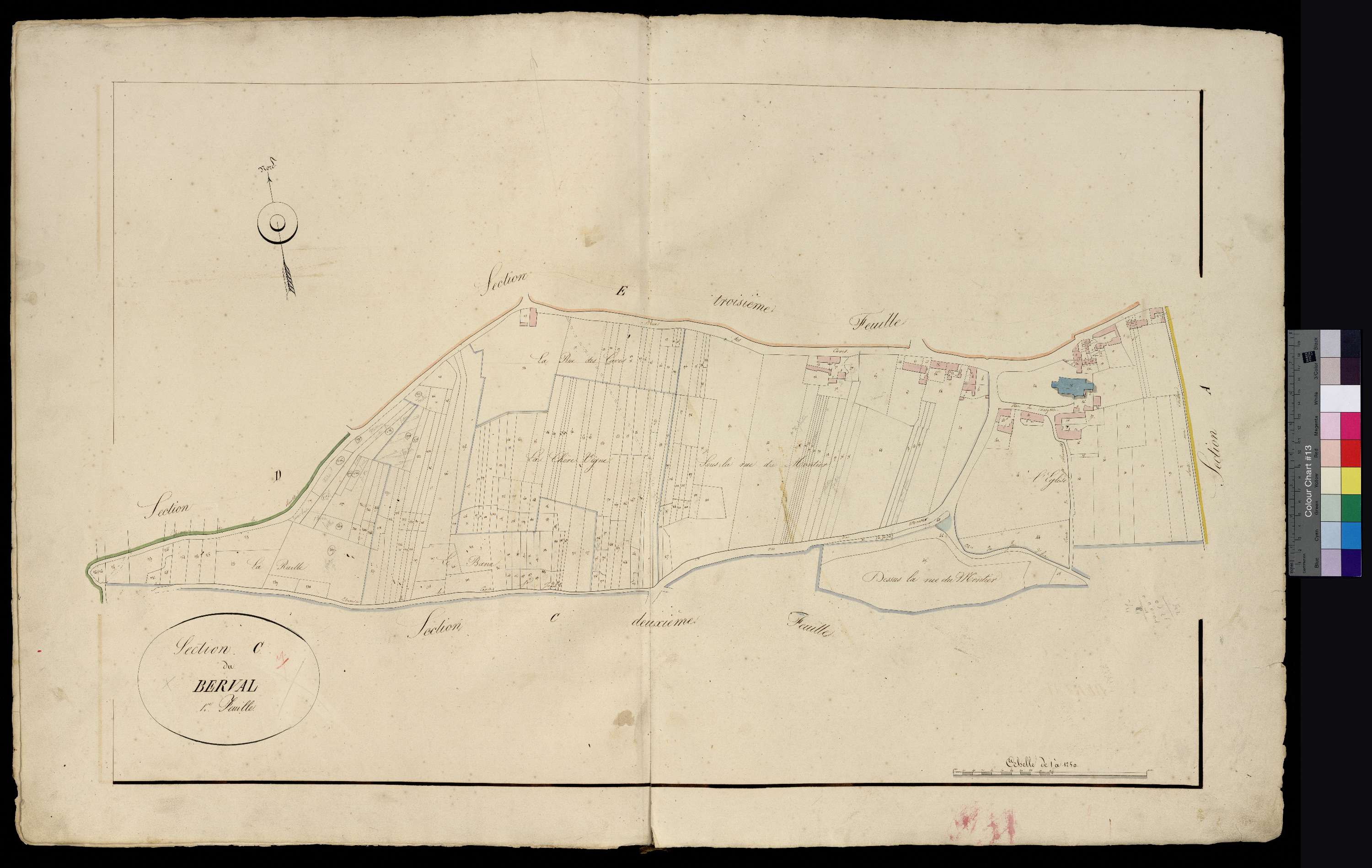 Bonneuil-en-Valois - Cadastre napoléonien, section C1
