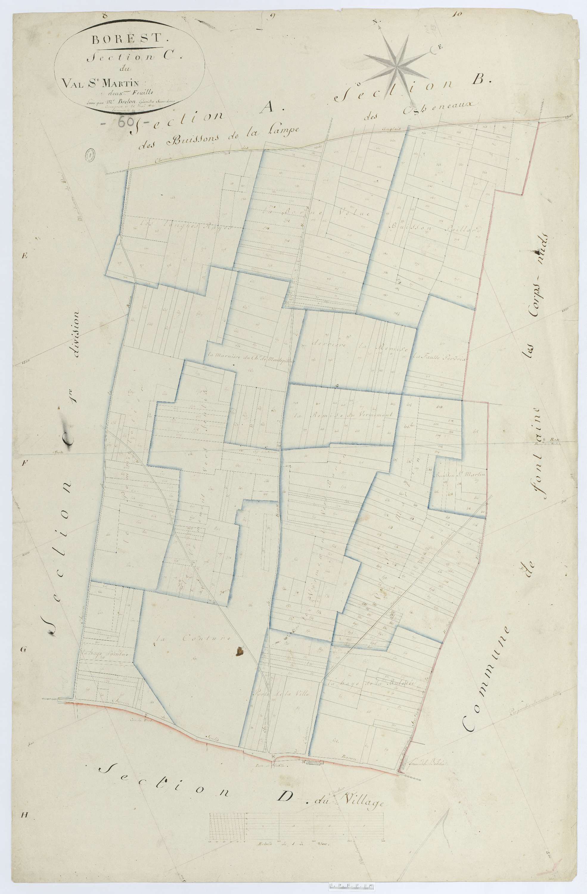 Borest - Cadastre napoléonien, section C2