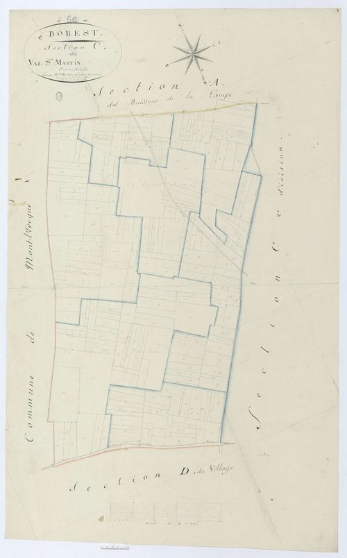 Borest - Cadastre napoléonien, section C1
