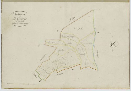Boubiers - Cadastre napoléonien, section A