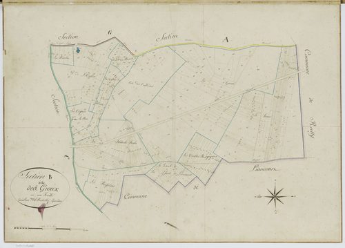 Boubiers - Cadastre napoléonien, section B