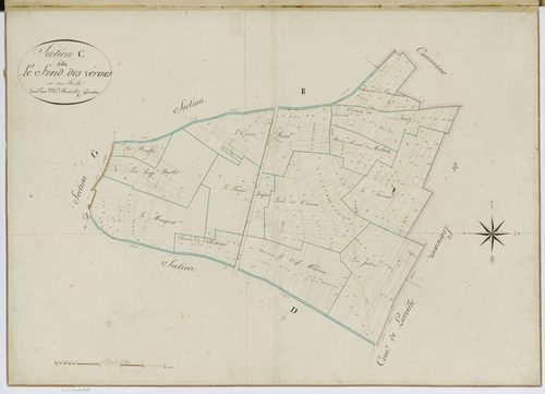 Boubiers - Cadastre napoléonien, section C