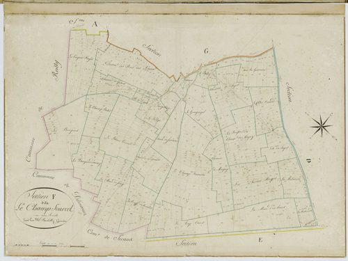 Boubiers - Cadastre napoléonien, section F