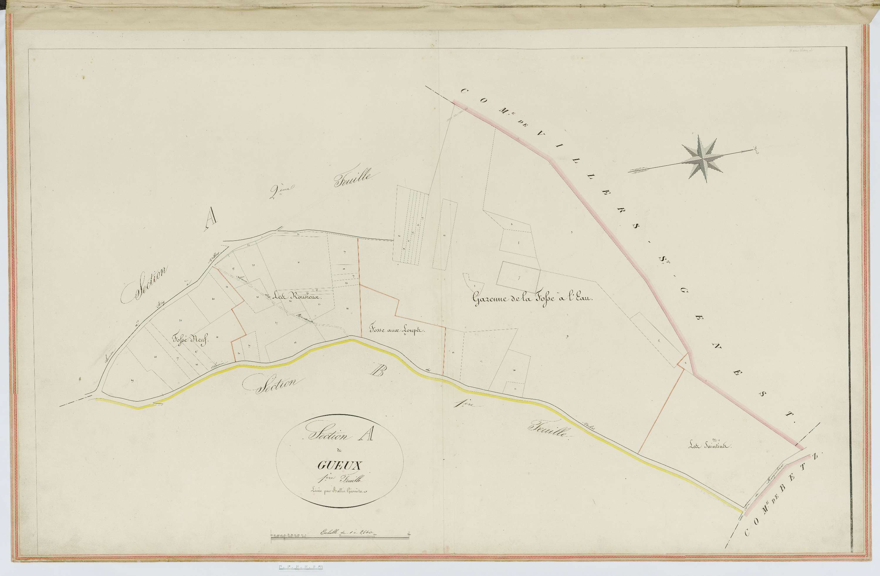 Bouillancy - Cadastre napoléonien, section A1