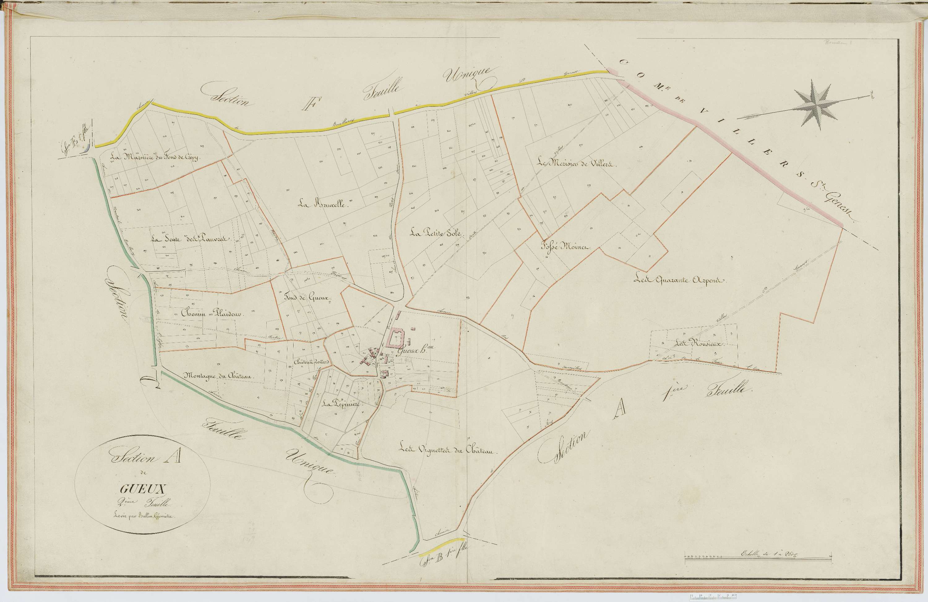 Bouillancy - Cadastre napoléonien, section A2