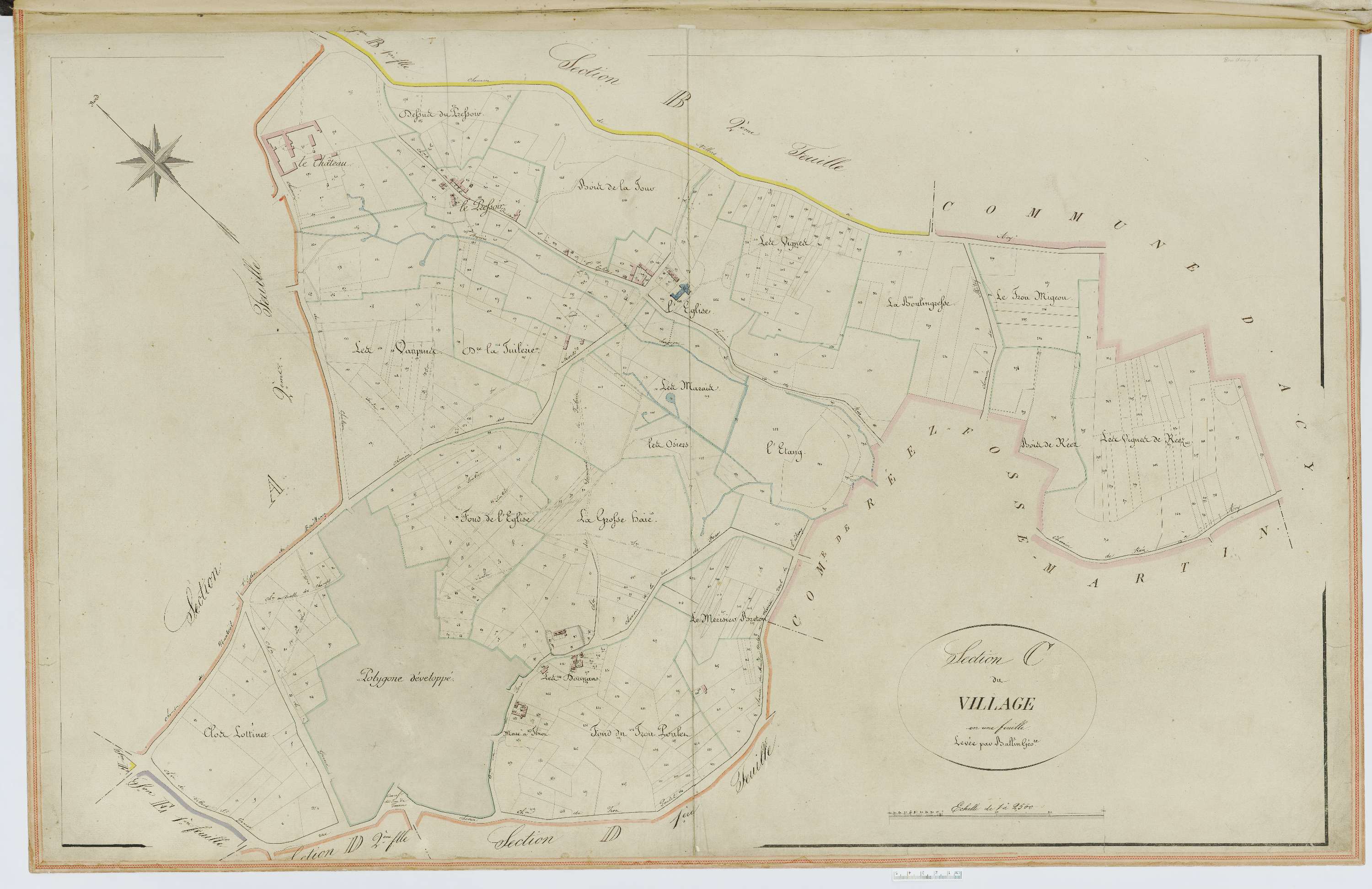 Bouillancy - Cadastre napoléonien, section C