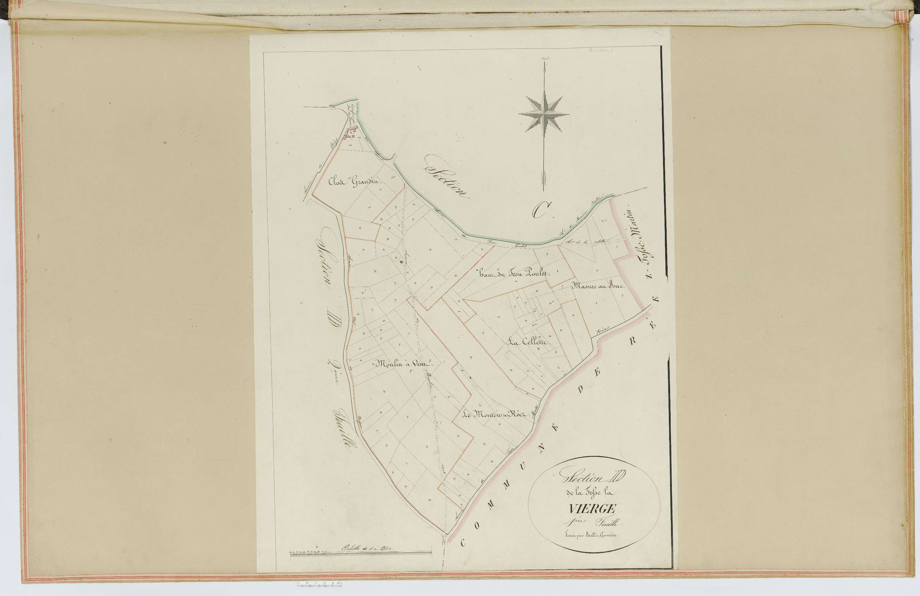 Bouillancy - Cadastre napoléonien, section D1