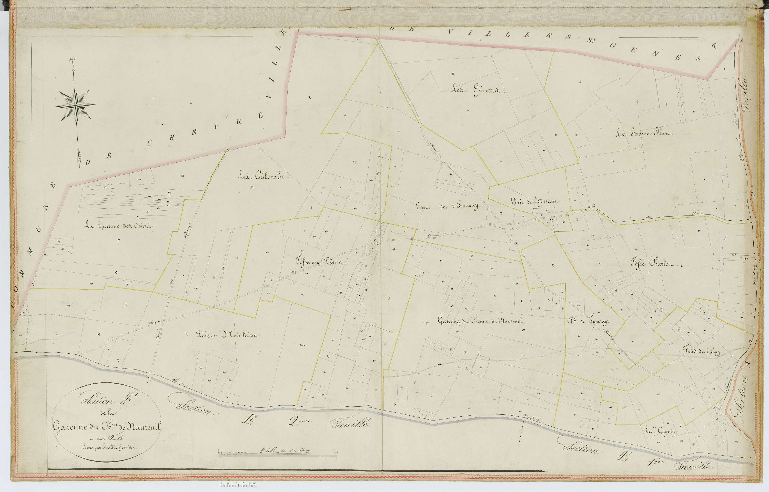 Bouillancy - Cadastre napoléonien, section F