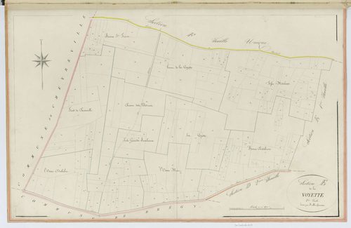 Bouillancy - Cadastre napoléonien, section E2