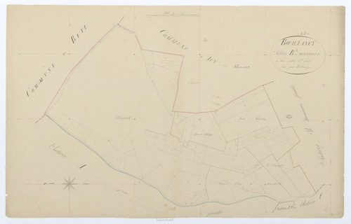 Bouillancy - Cadastre napoléonien, section B1