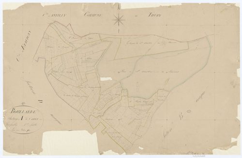 Boullarre - Cadastre napoléonien, section A1