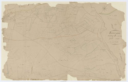 Boullarre - Cadastre napoléonien, section B, feuille unique