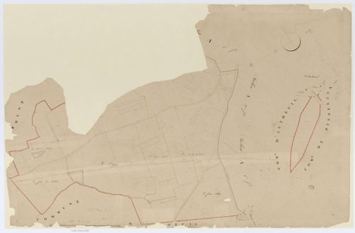 Boursonne - Cadastre napoléonien, section B, feuille unique