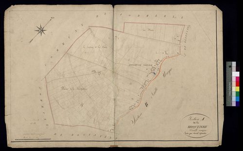 Bouvresse - Cadastre napoléonien, section A
