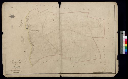 Bouvresse - Cadastre napoléonien, section B