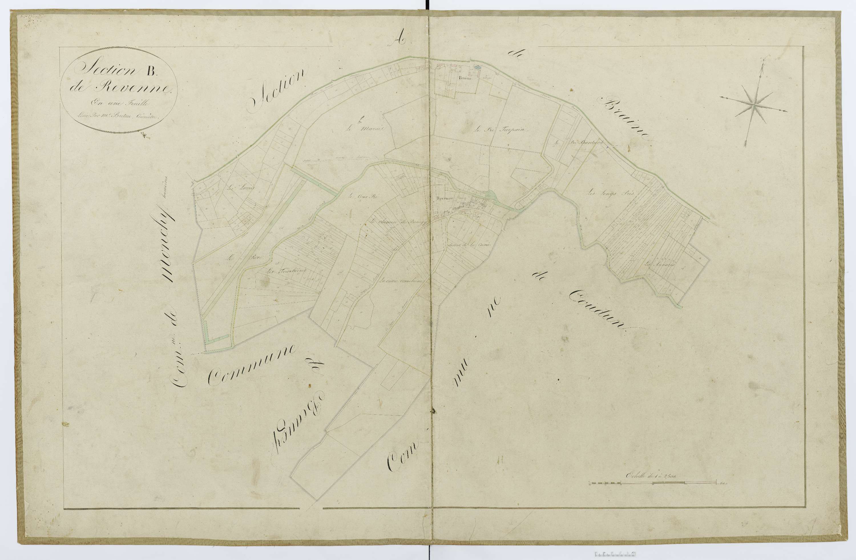Braisnes - Cadastre napoléonien, section B