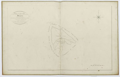 Braisnes - Cadastre napoléonien, tableau d'assemblage