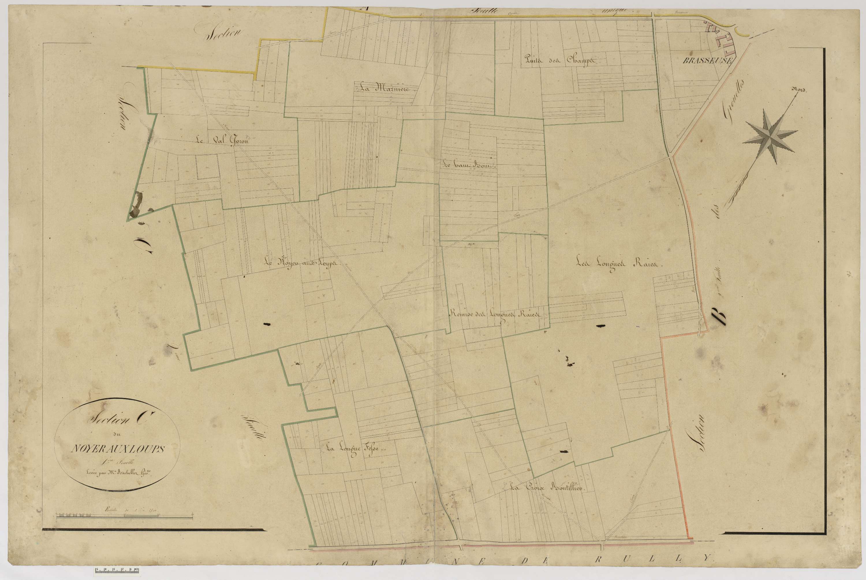 Brasseuse - Cadastre napoléonien, section C1