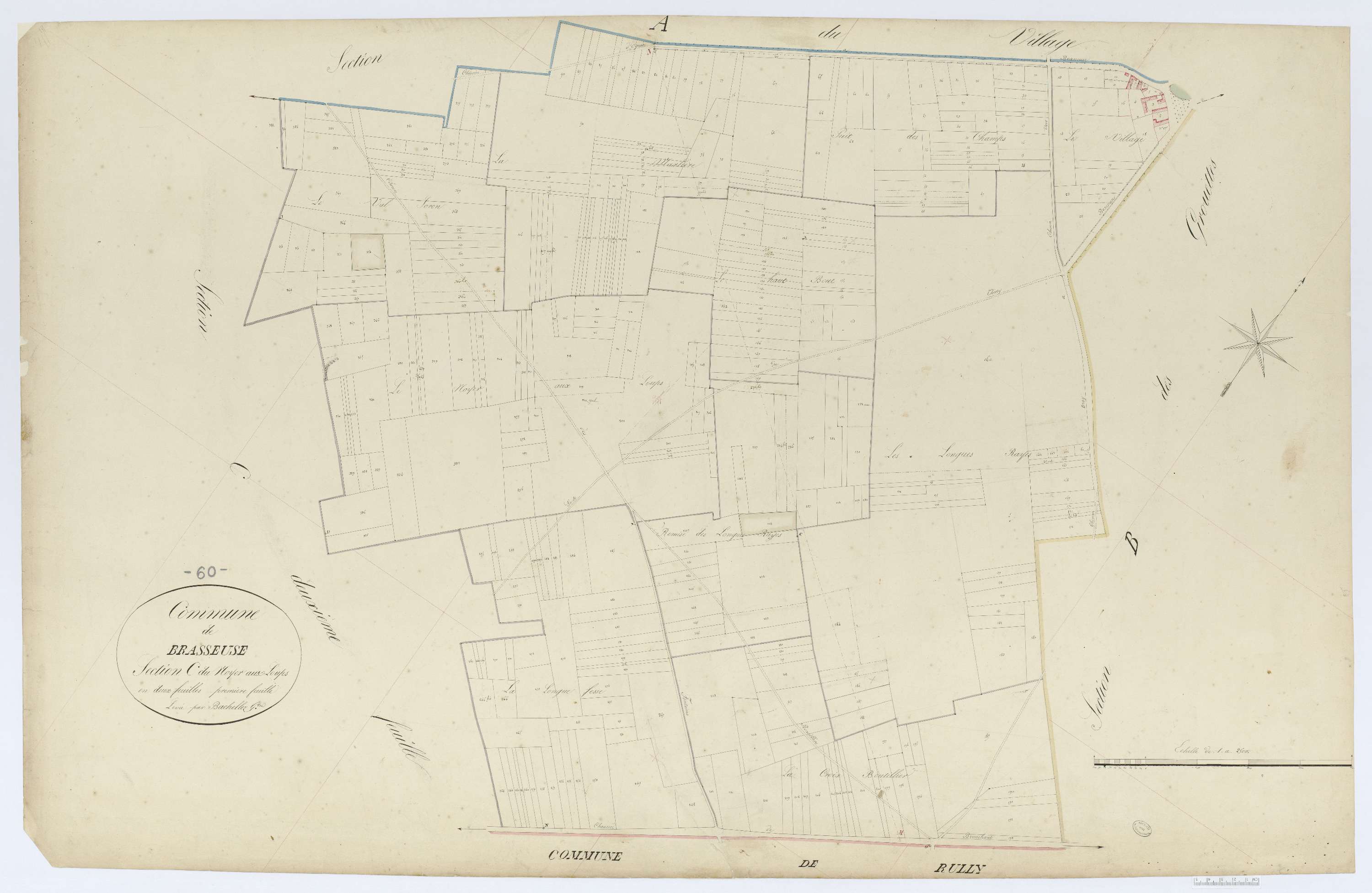 Brasseuse - Cadastre napoléonien, section C1