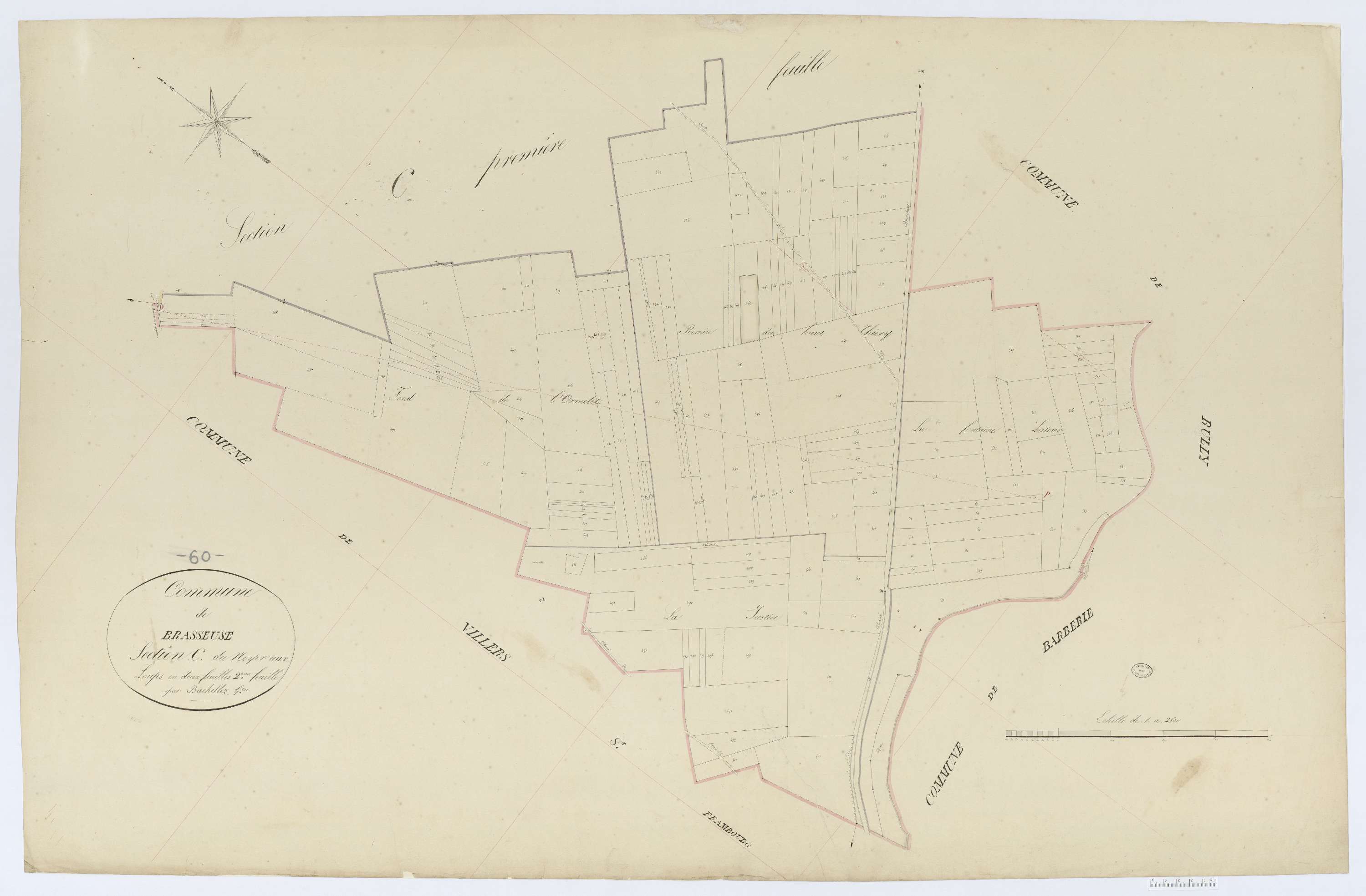 Brasseuse - Cadastre napoléonien, section C2