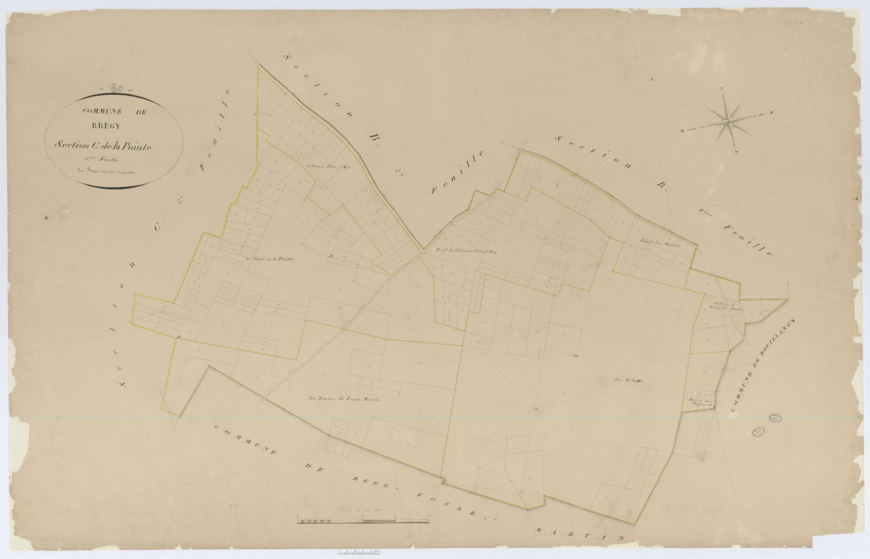 Brégy - Cadastre napoléonien, section C1