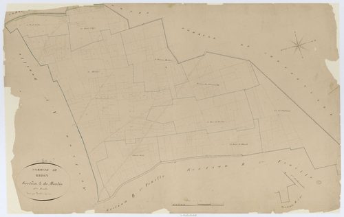 Brégy - Cadastre napoléonien, section A1