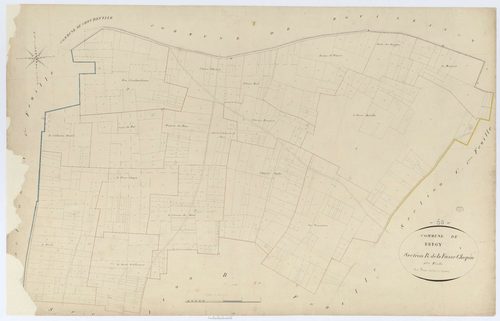 Brégy - Cadastre napoléonien, section B1