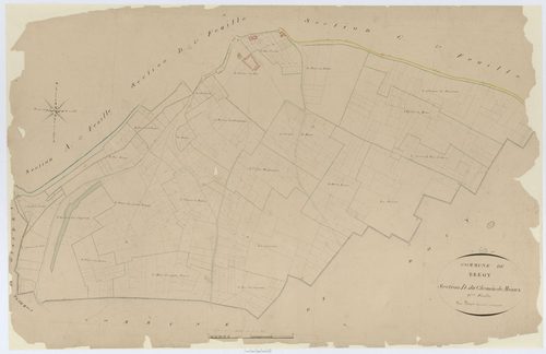 Brégy - Cadastre napoléonien, section D, feuille unique