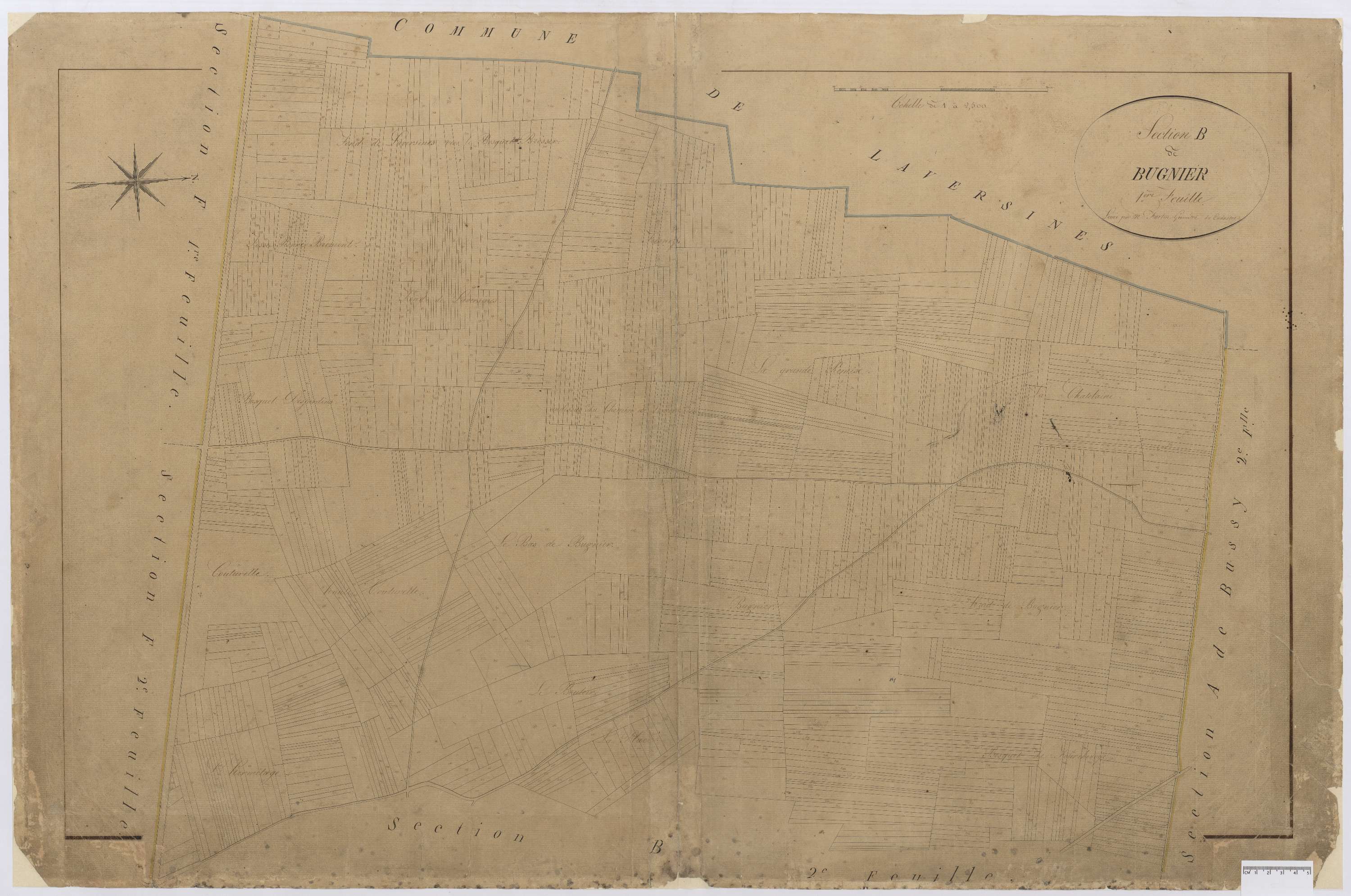 Bresles - Cadastre napoléonien, section B1