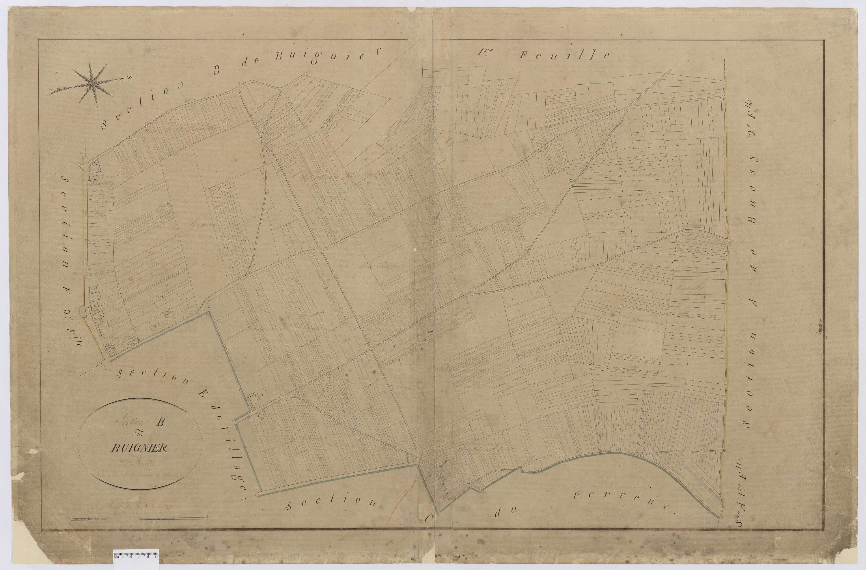 Bresles - Cadastre napoléonien, section B2