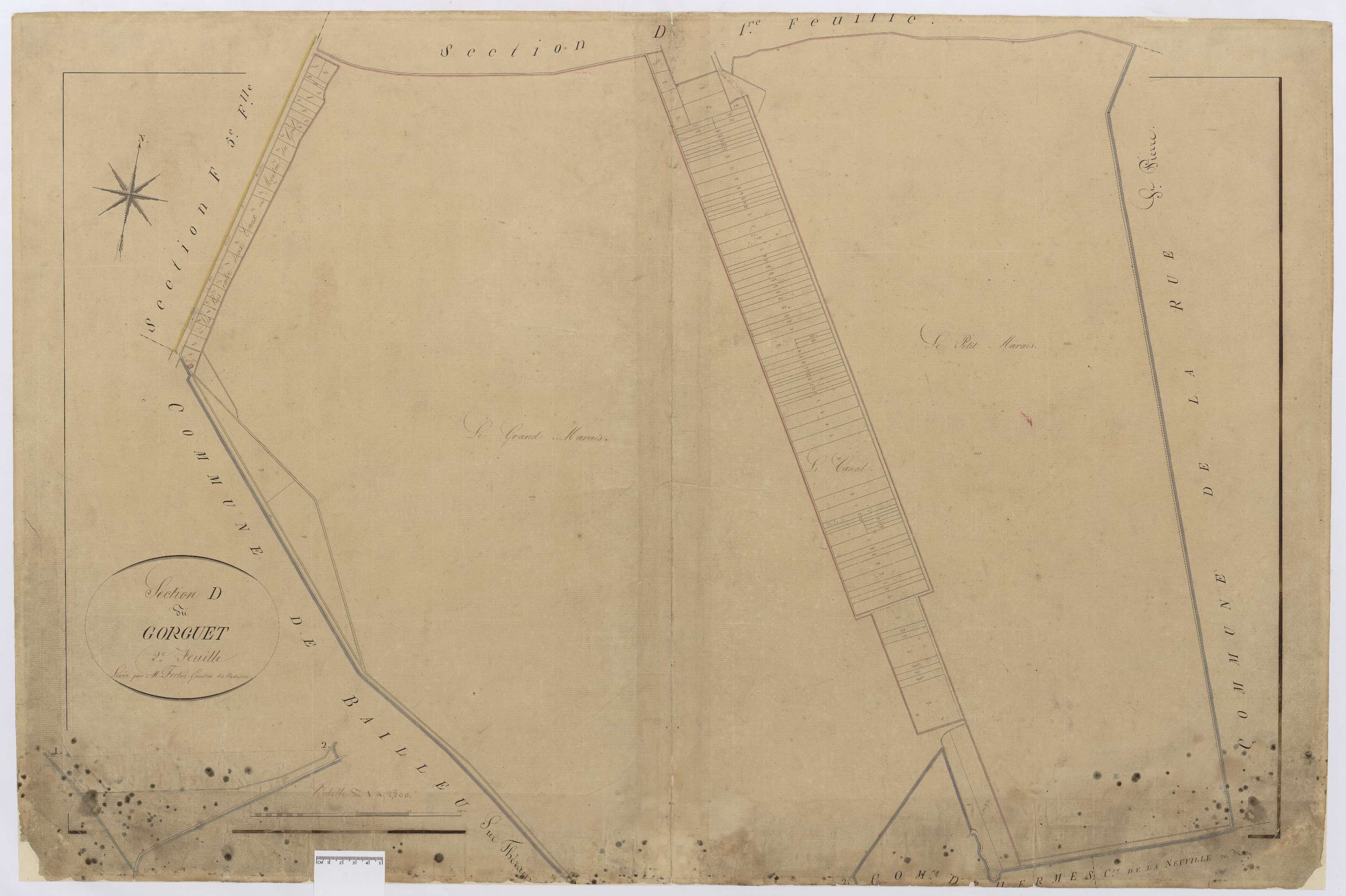 Bresles - Cadastre napoléonien, section D2
