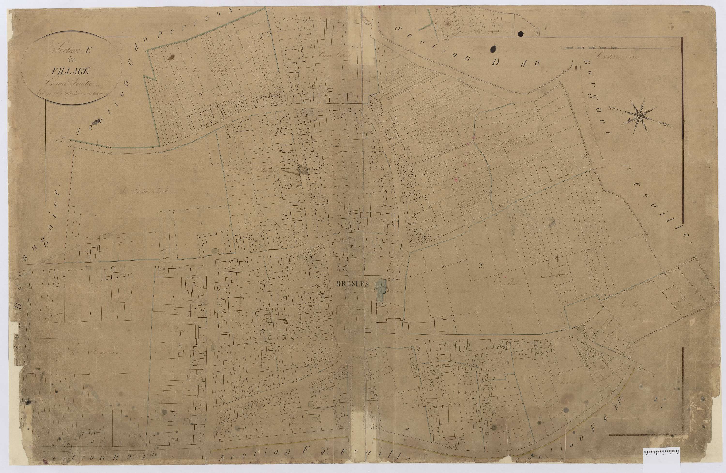 Bresles - Cadastre napoléonien, section E