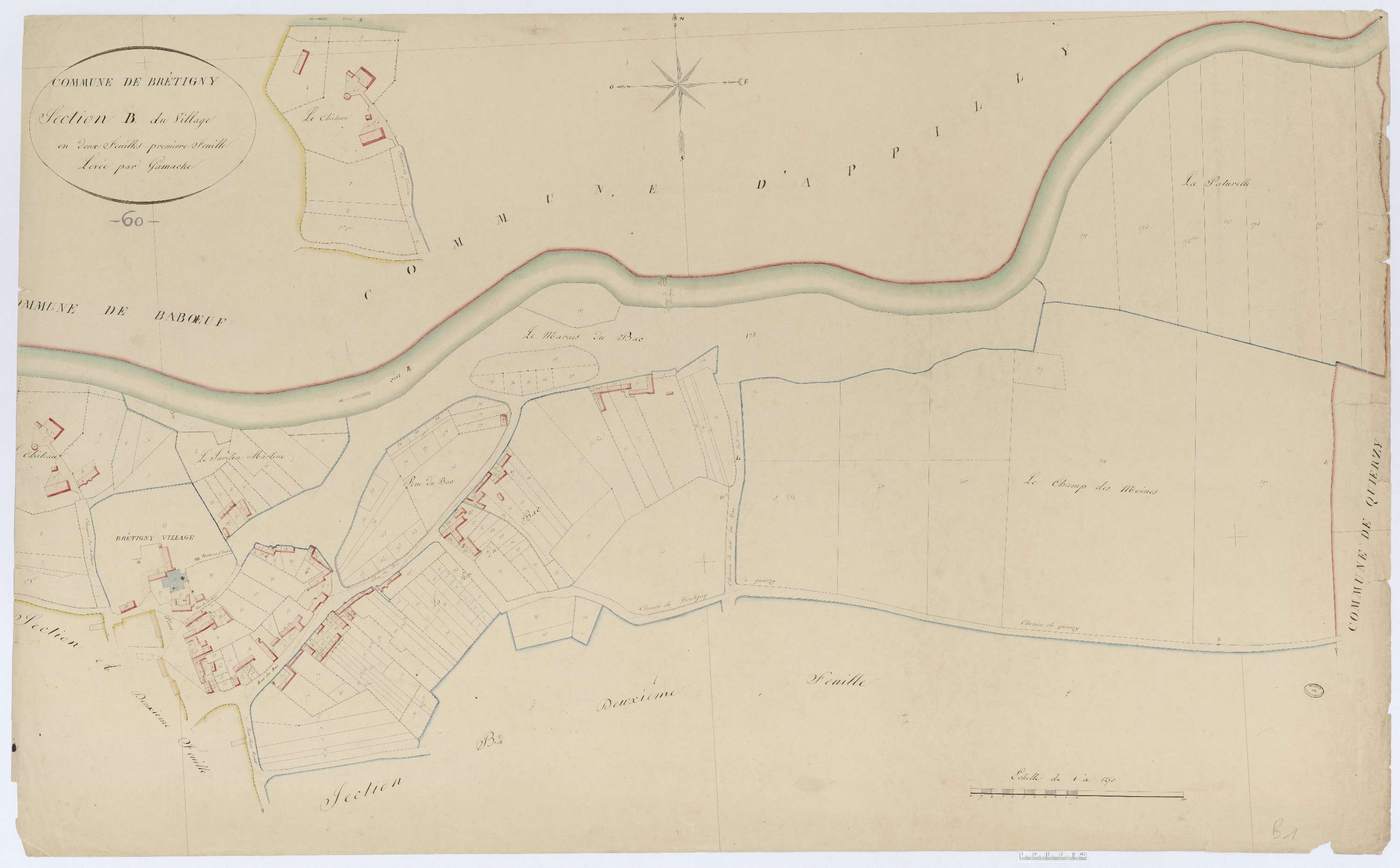 Bretigny - Cadastre napoléonien, section B1
