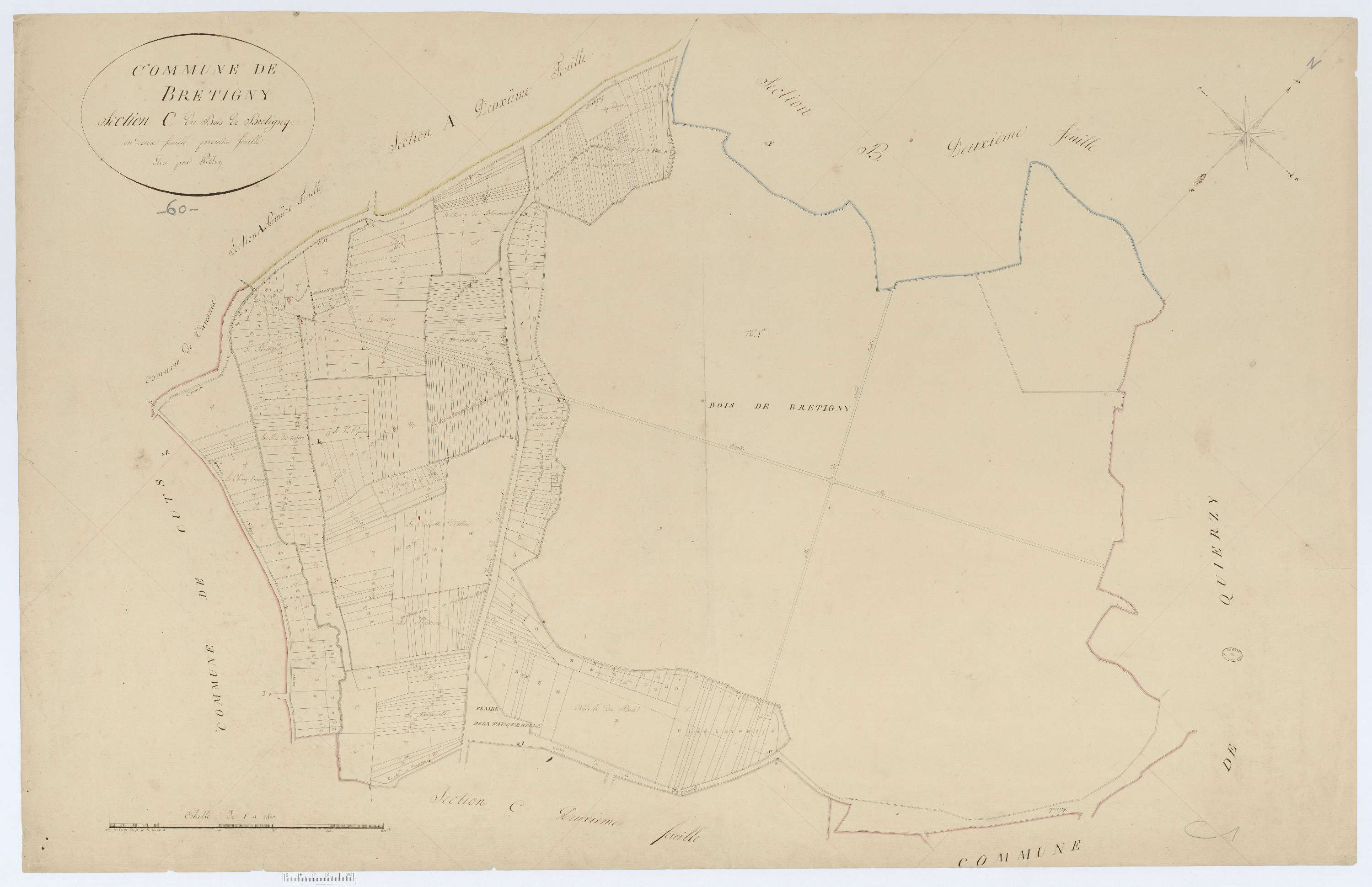 Bretigny - Cadastre napoléonien, section C1