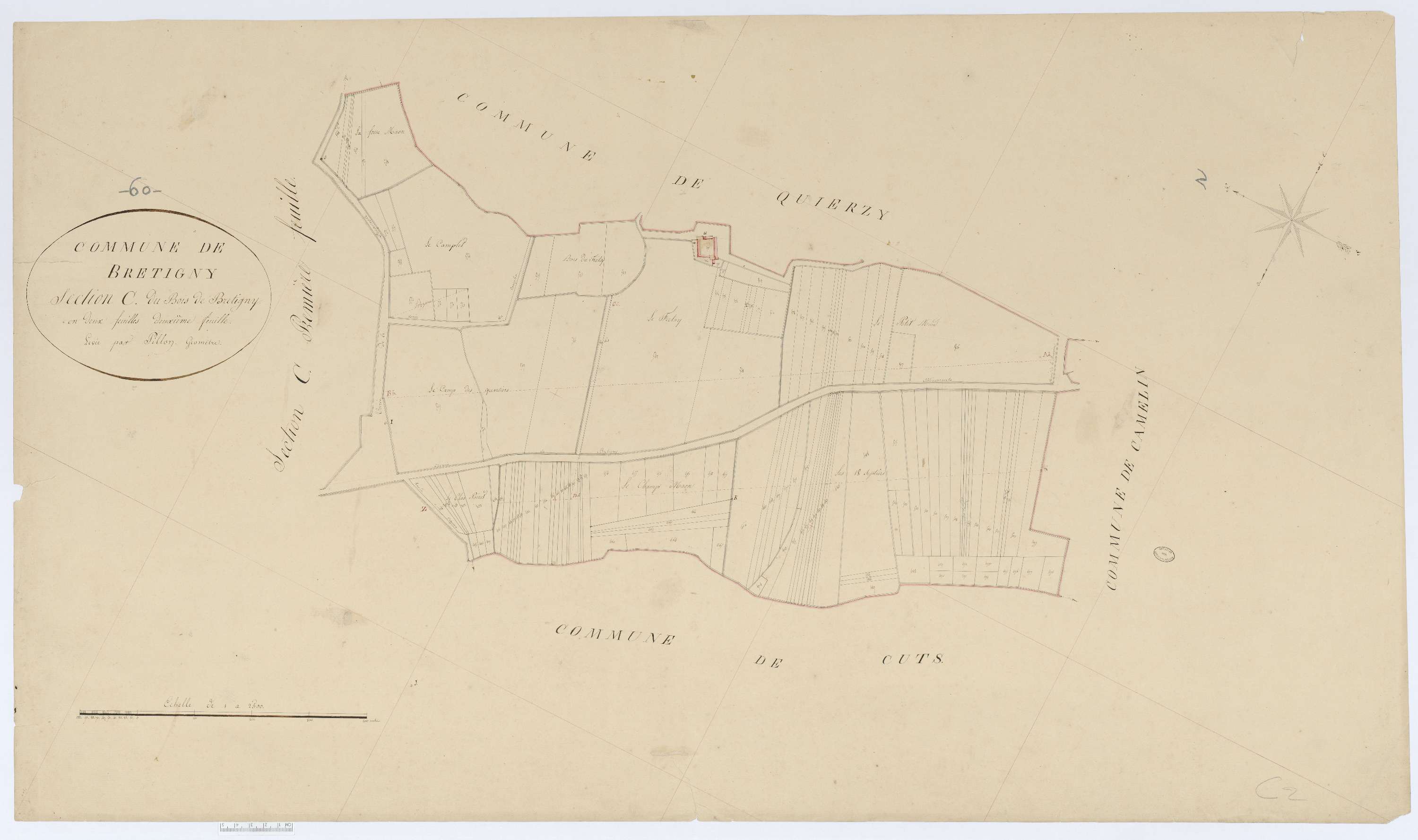 Bretigny - Cadastre napoléonien, section C2