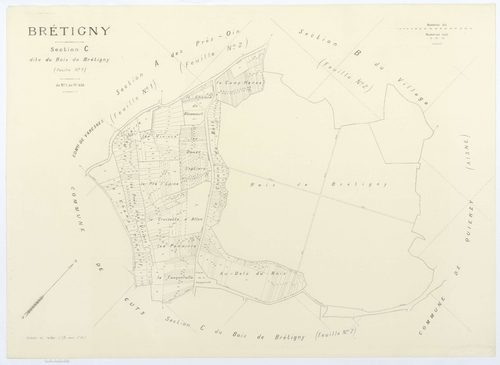 Bretigny - Cadastre napoléonien (copie), section C1