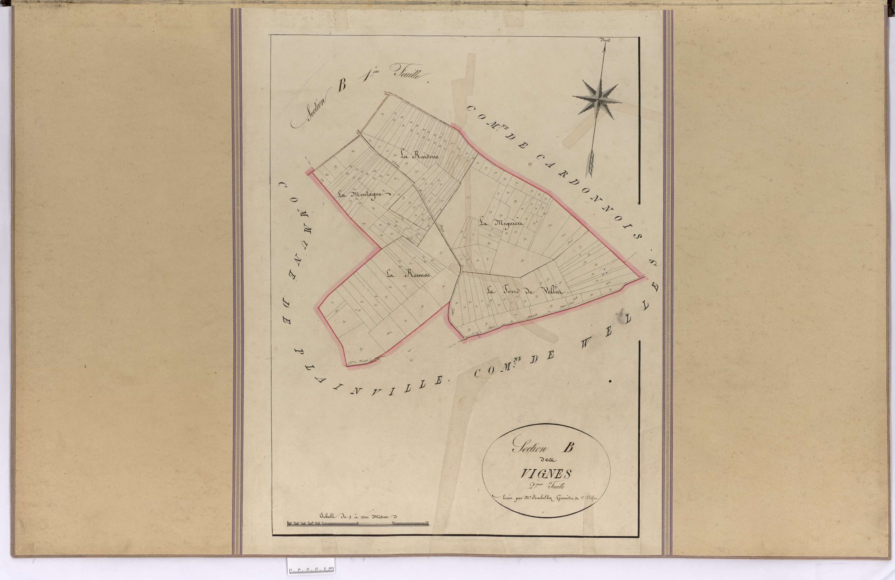 Broyes - Cadastre napoléonien, section B2