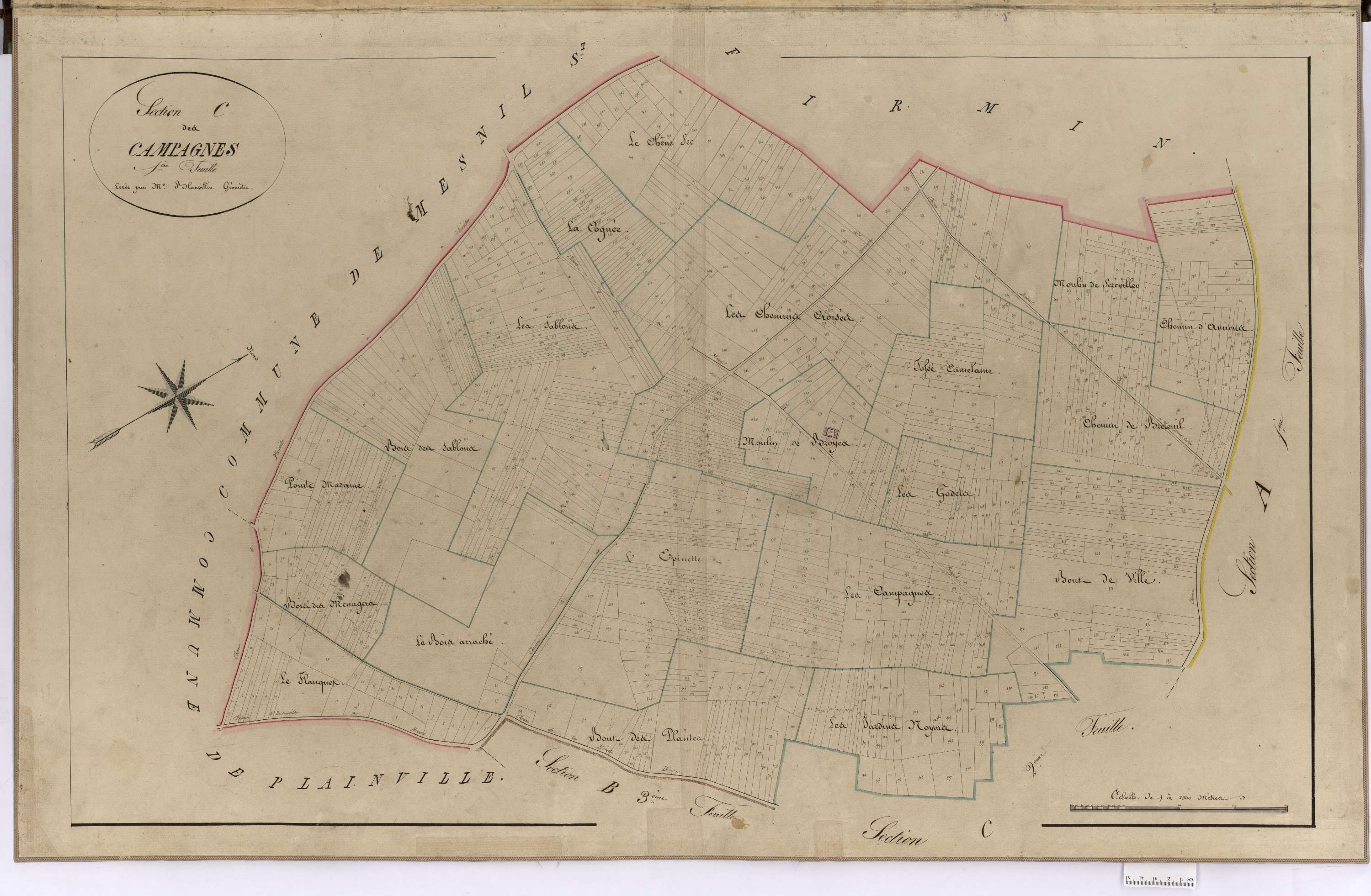 Broyes - Cadastre napoléonien, section C1