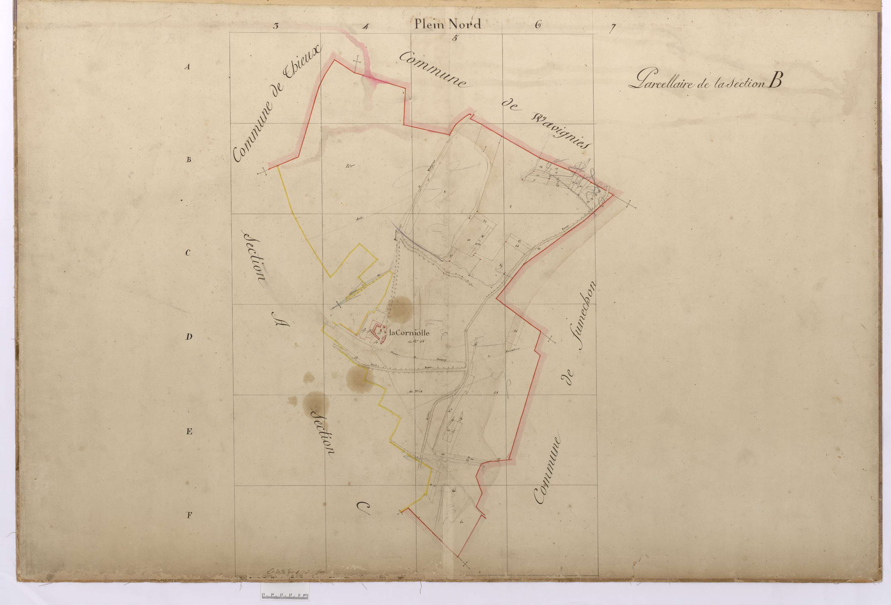Bucamps - Cadastre napoléonien, section B