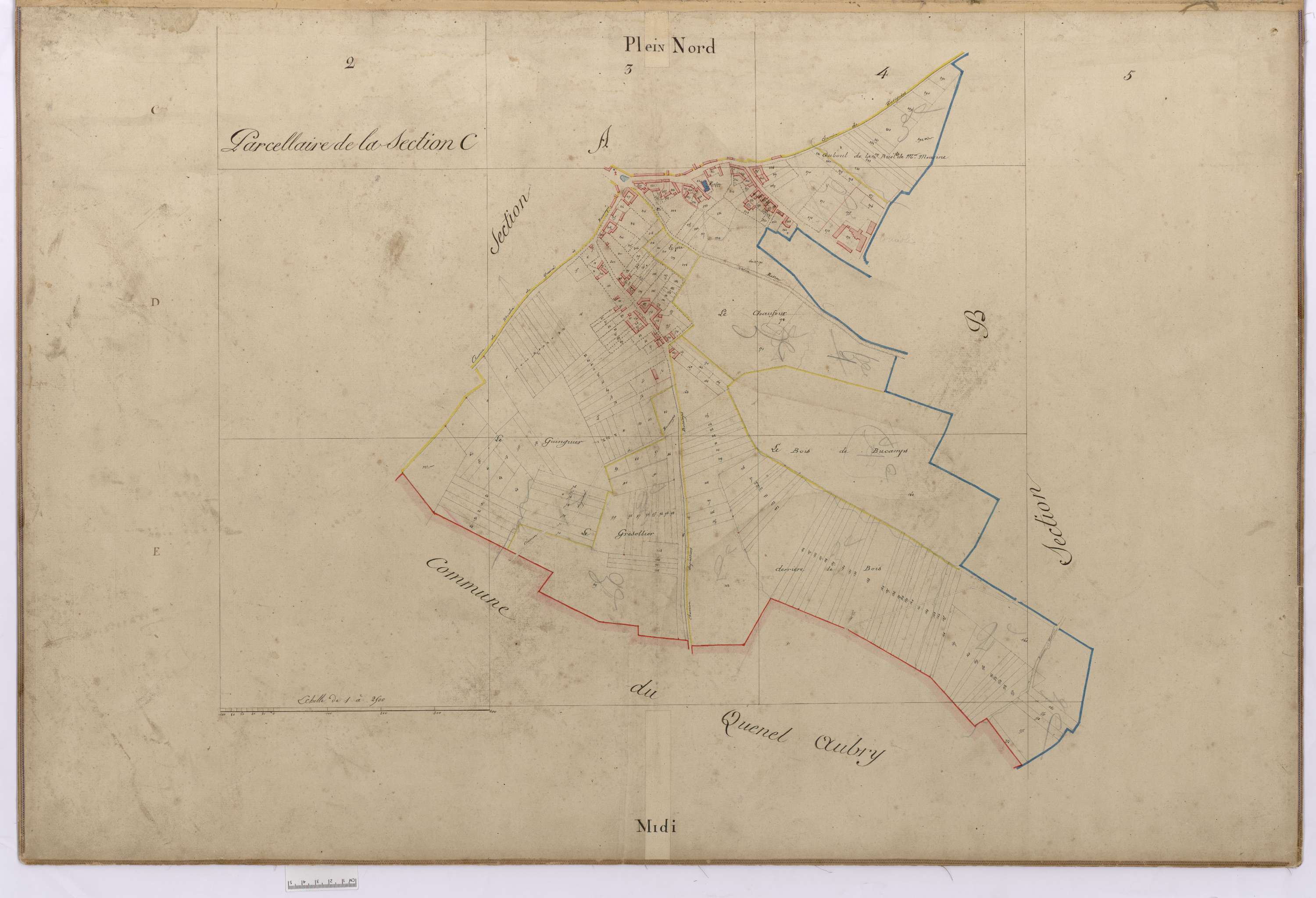 Bucamps - Cadastre napoléonien, section C