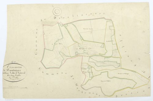 Cambronne-lès-Ribécourt - Cadastre napoléonien, section A1