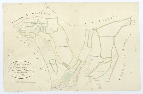 Cambronne-lès-Ribécourt - Cadastre napoléonien, section A2