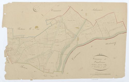 Cambronne-lès-Ribécourt - Cadastre napoléonien, section B2