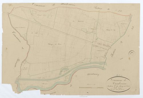 Cambronne-lès-Ribécourt - Cadastre napoléonien, section C, feuille unique