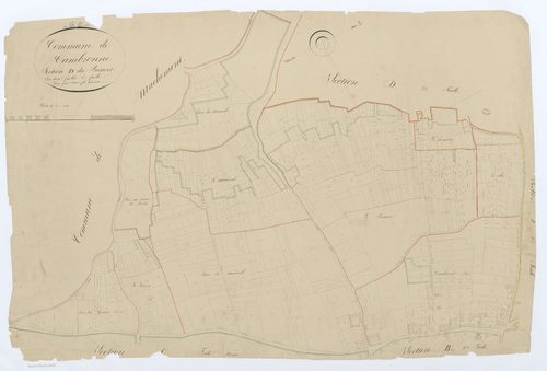 Cambronne-lès-Ribécourt - Cadastre napoléonien, section D1