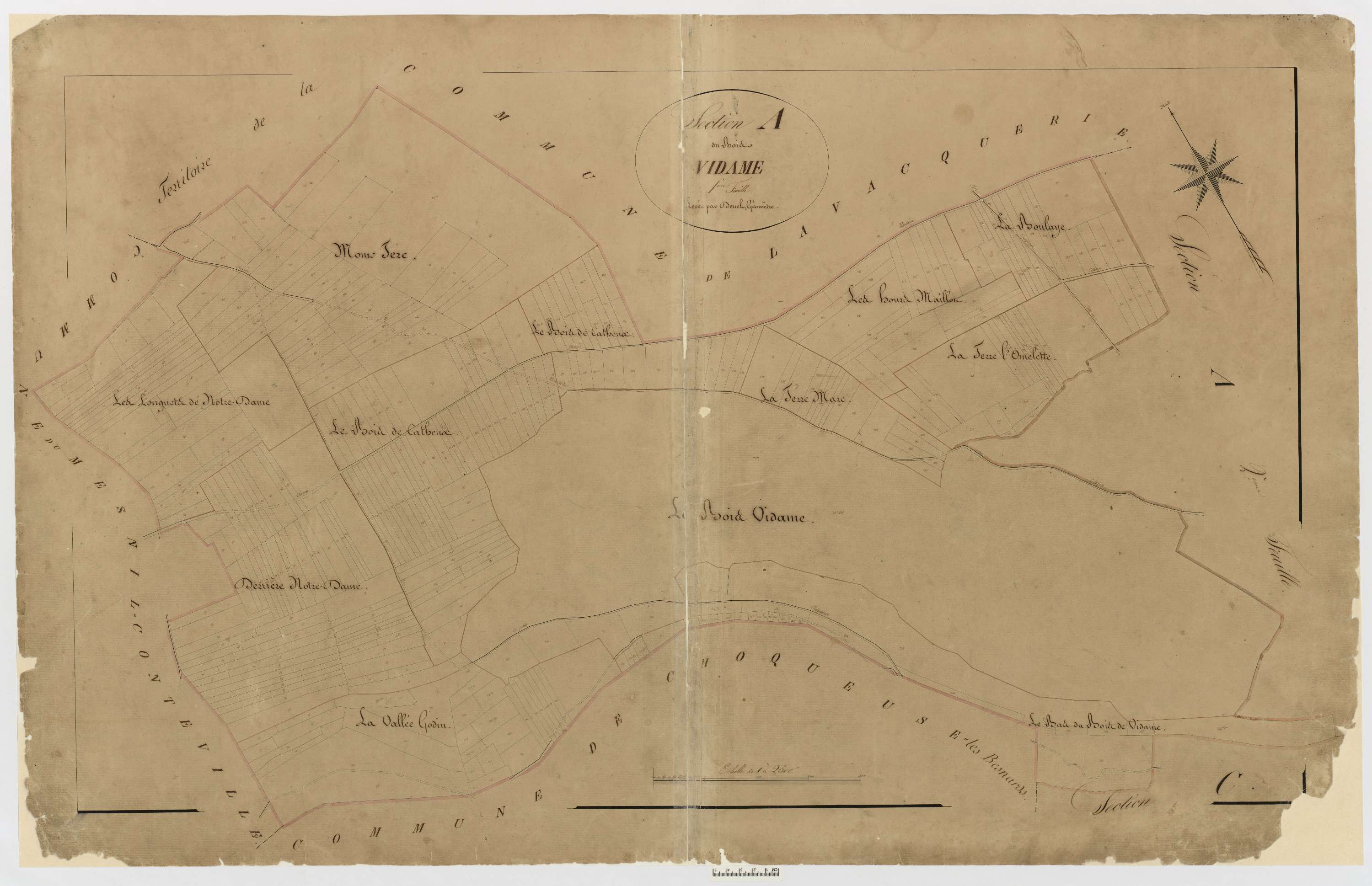 Catheux - Cadastre napoléonien, section A1